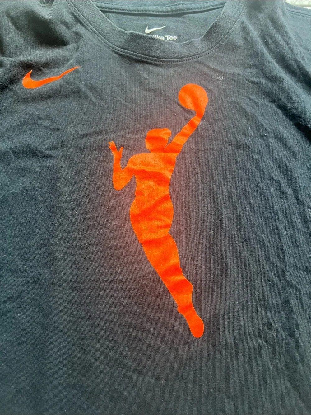 Nike Dri-Fit WNBA Team 13 Logowoman TShirt Black Orange Basketball Mens Womens M